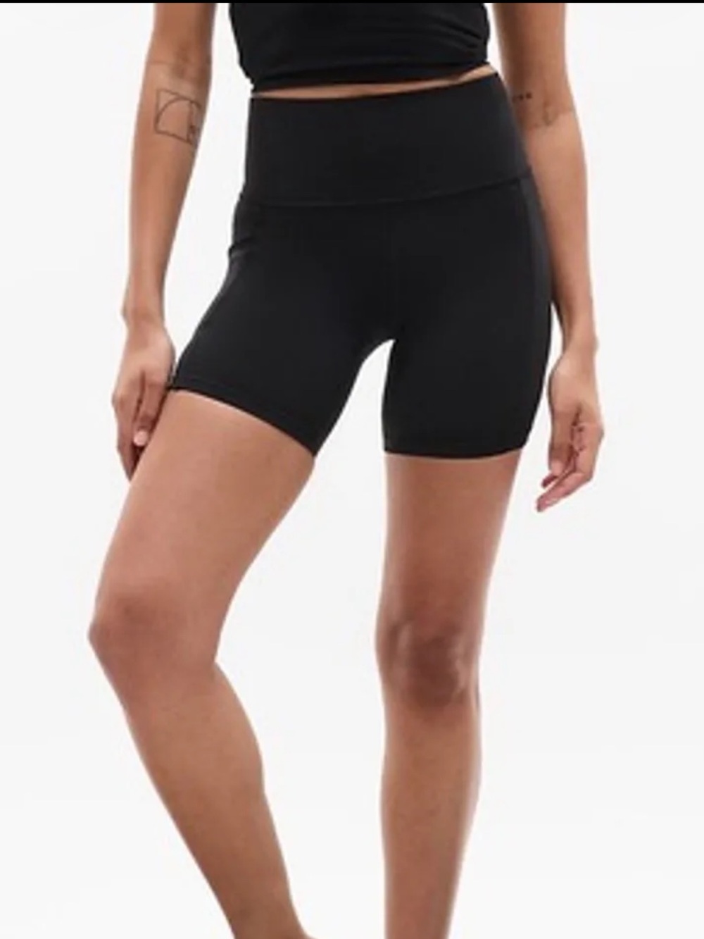 Athleta High Rise Bike Shorts
